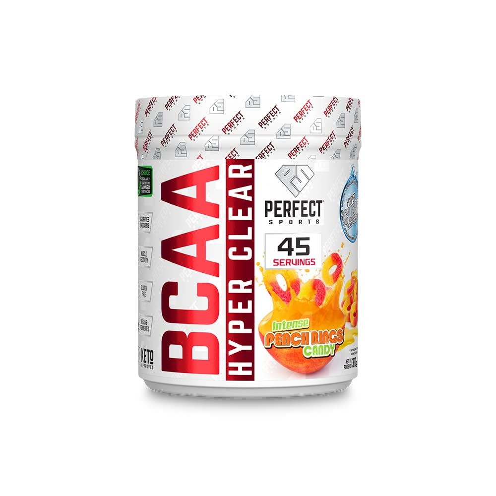 Perfect Hyper Clear BCAA / Peach rings candy / 45srv