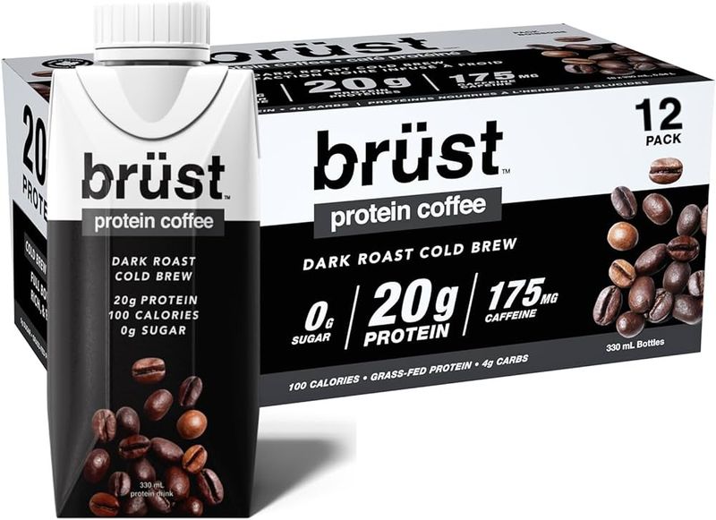 Brust Protein Coffee / Dark roast Cold Brew