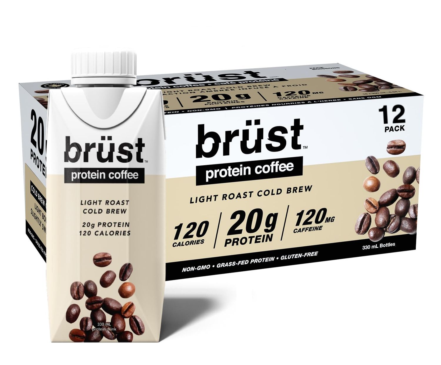 Brust Protein Coffee / Light Roast Cold Brew