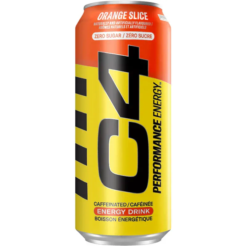 C4 Energy Drink / Orange Slice
