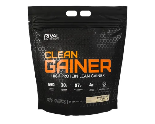 Rival Nutrition / Clean Gainer / Soft Served Vanilla / 10LBS