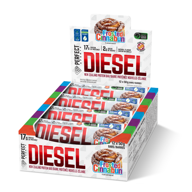 Diesel Protein Bar / Frosted cinnabun