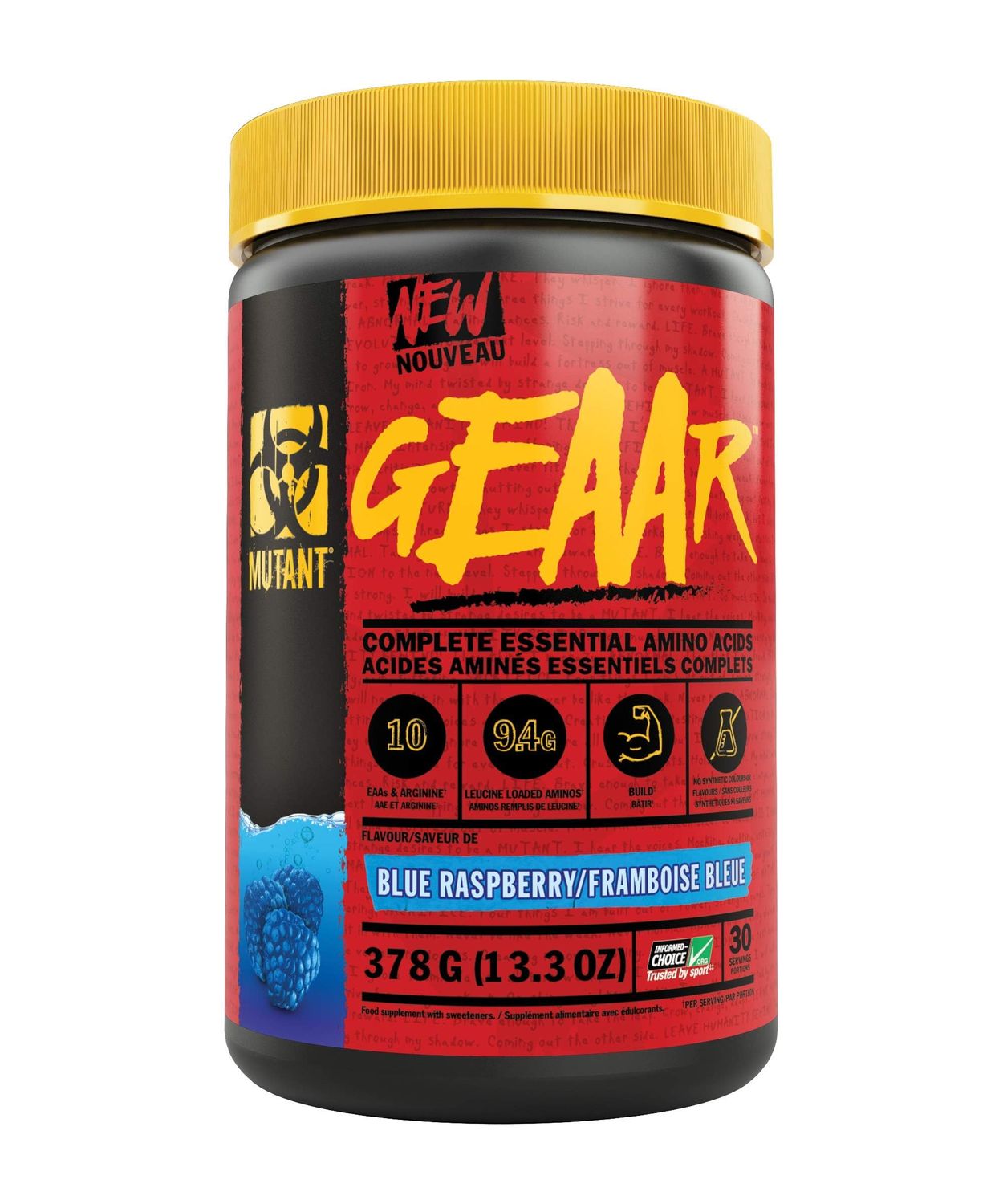 Mutant GEAAR / Blue Raspberry / 30srv