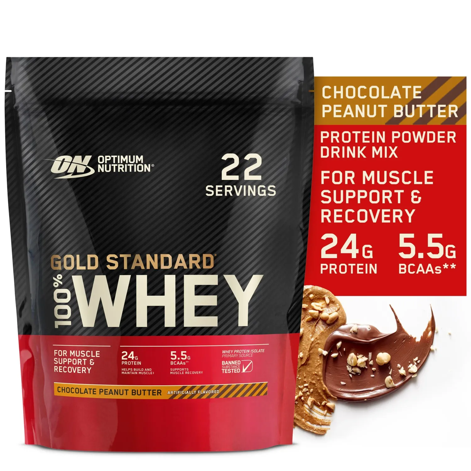 Gold Standard / Chocolate peanut butter / 1.5lbs