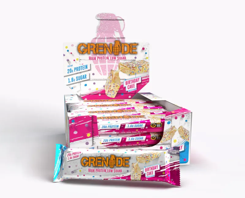 Grenade Bars Box / Birthday Cake