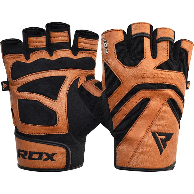 RDX Leather Gloves WGL S12TN / Brown / S
