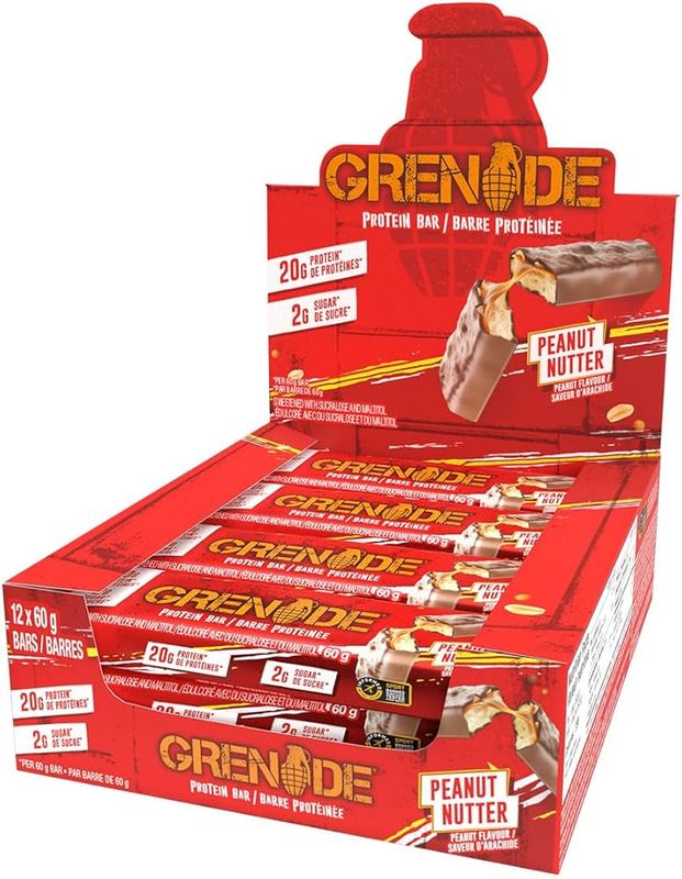 grenade Bars Box / Peanut Nutter