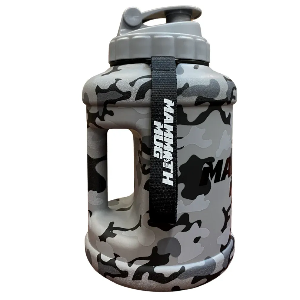 Mammoth Mug / Matt white paisley / 2.5 L