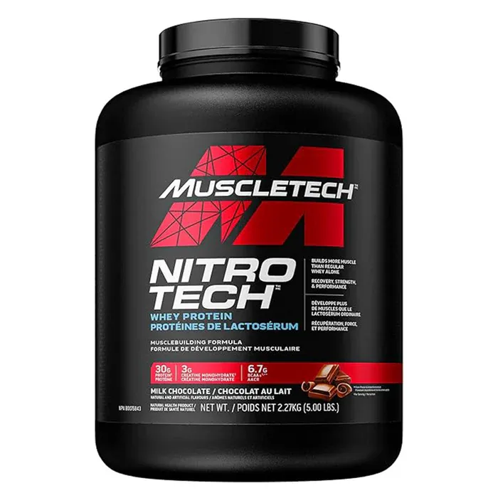 Muscletech / NitroTech / Milk Chocolate / 5LBS