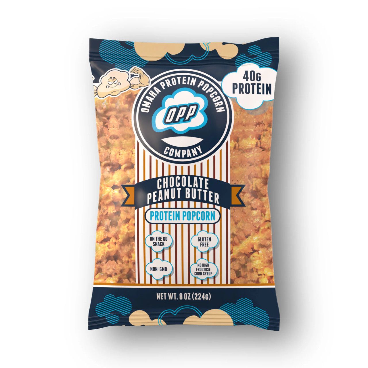 Omaha Protien Popcorn / CHOCOLATE PEANUT BUTTER