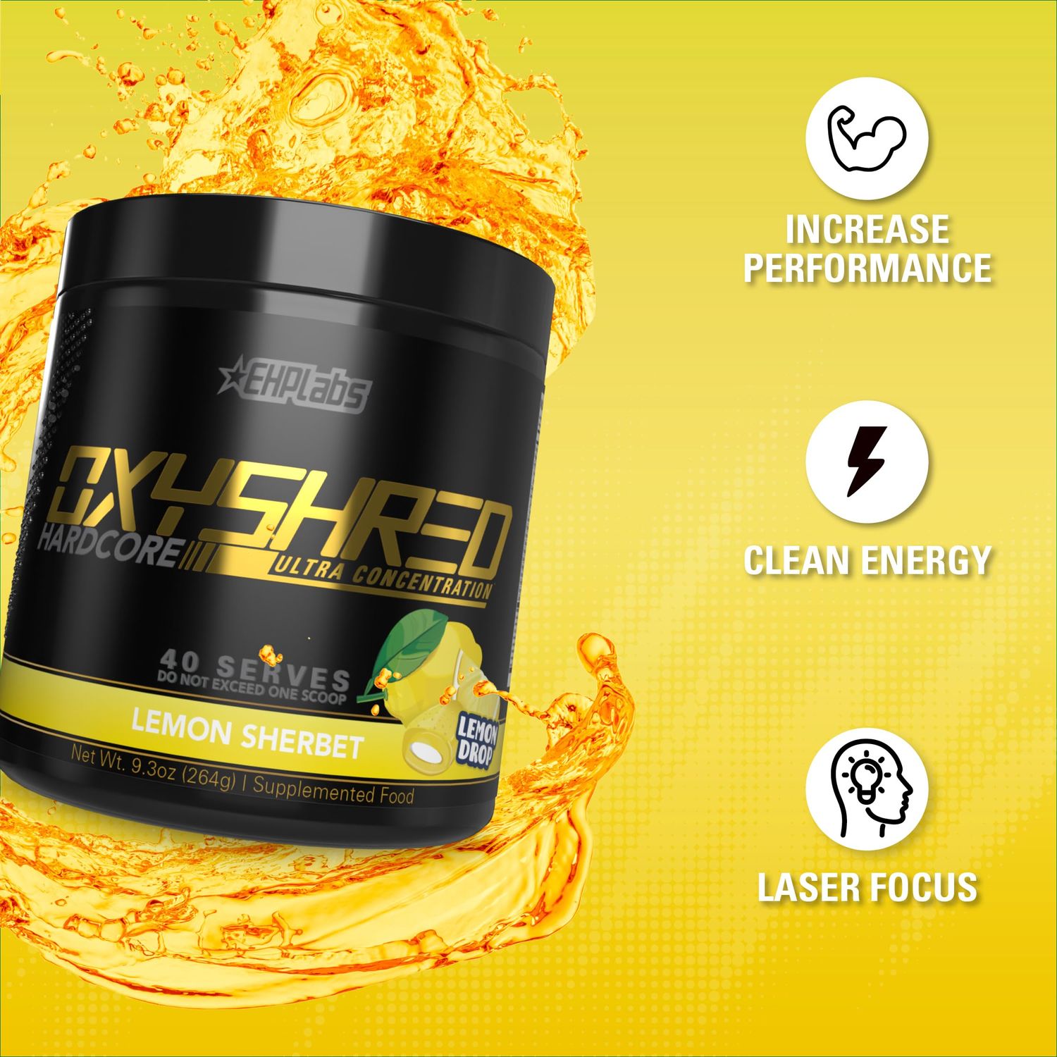 Oxyshred Hardcore / 40 Servings / Lemon Sherbet