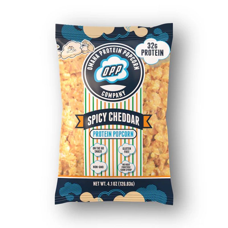 Omaha Protien Popcorn / SPICY CHEDDAR