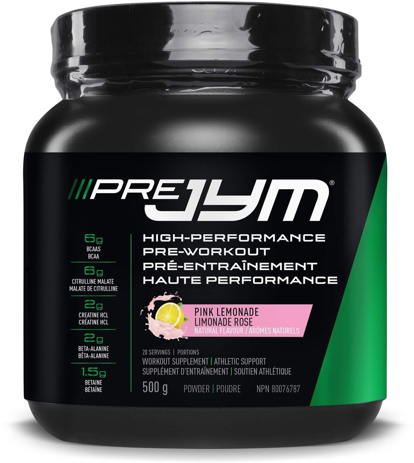 PreJym / 20 Servings / Pink Lemonade