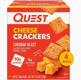 Quest Cheese Crackers Box / Cheddar Blast