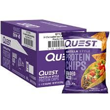 Quest Tortilla Chips Box  / Loaded Taco Flavour