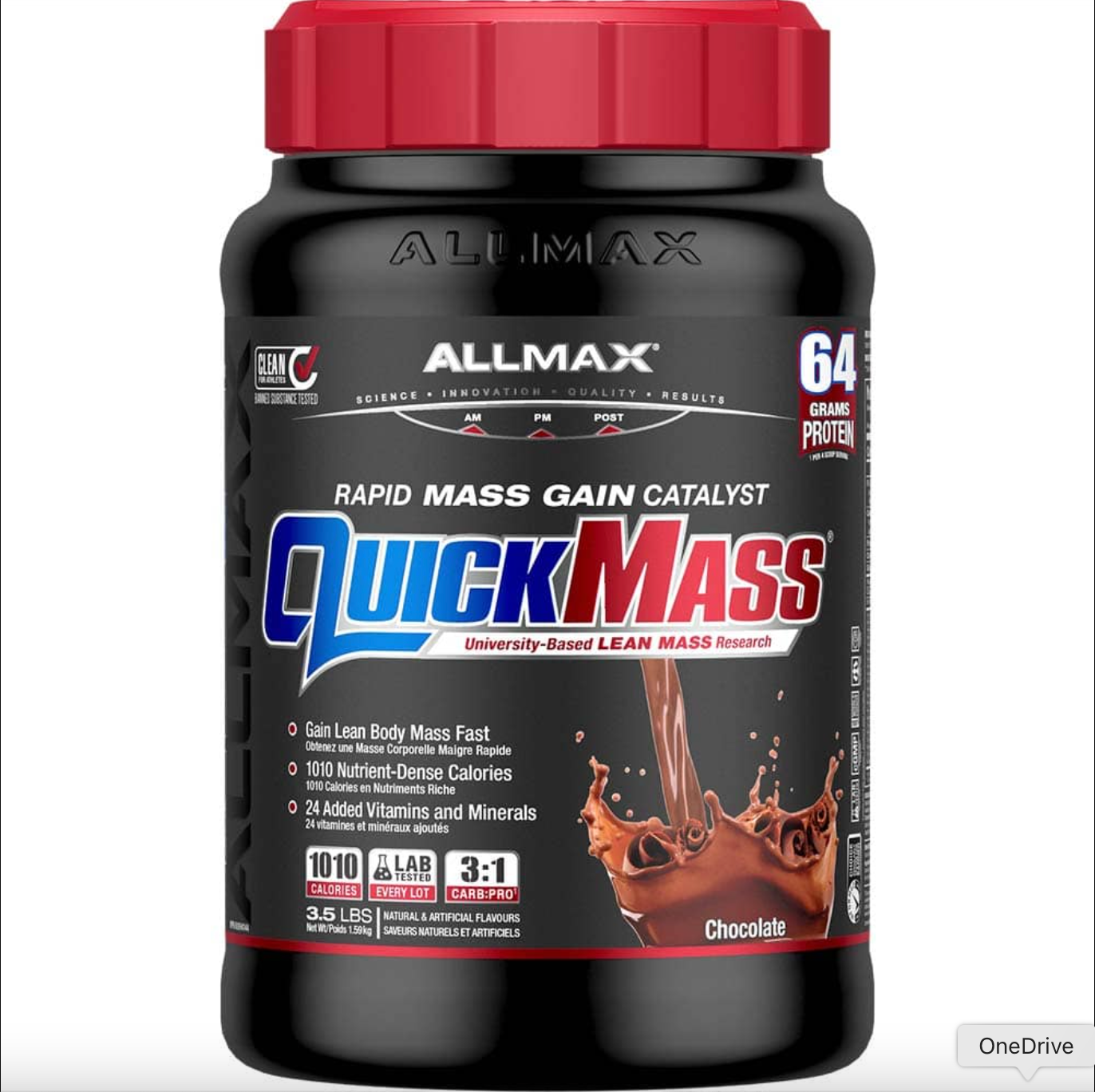 Quick mass / Chocolate / 3.5LB