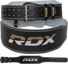 RDX Leather Gym Belt / Brown / S