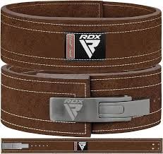 Rdx 5 Inch Leather Brown Weightlifting Belt / Medium