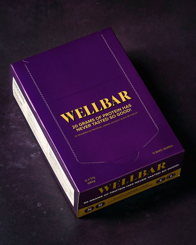 Wellbar / Salted Caramel Crisp / Box (12)