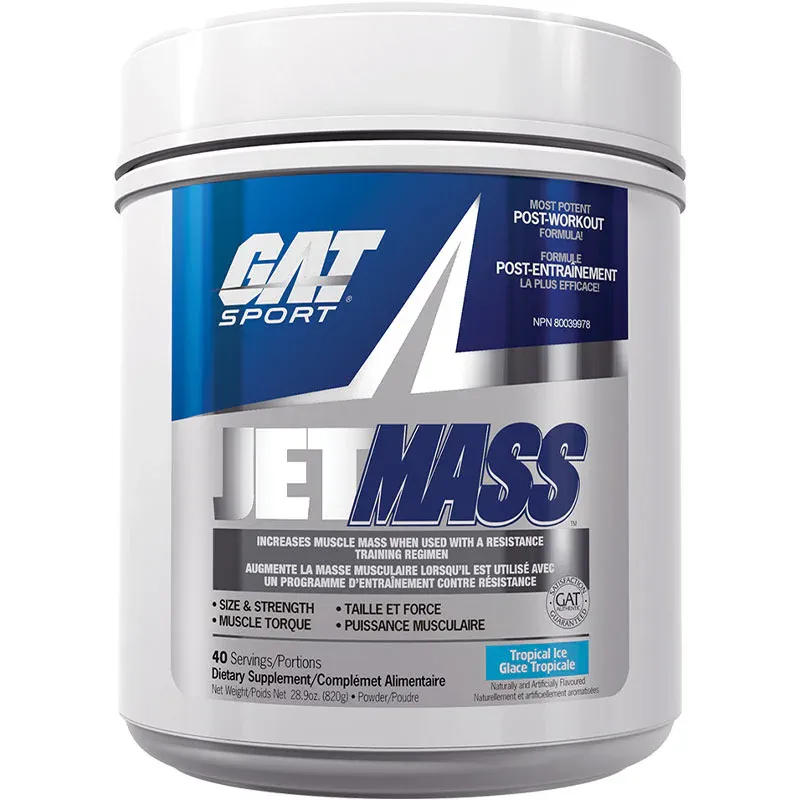 Jetmass Post workout /Tropical Ice Glace Tropicale / 40srv