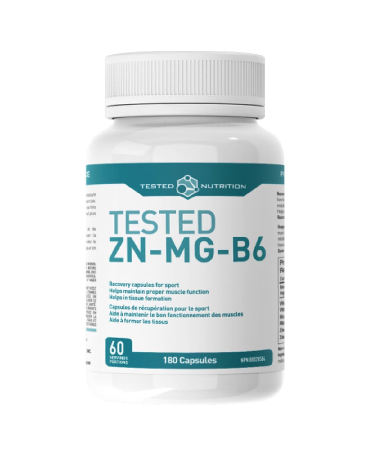 Tested Zn Mg B6 / 90caps