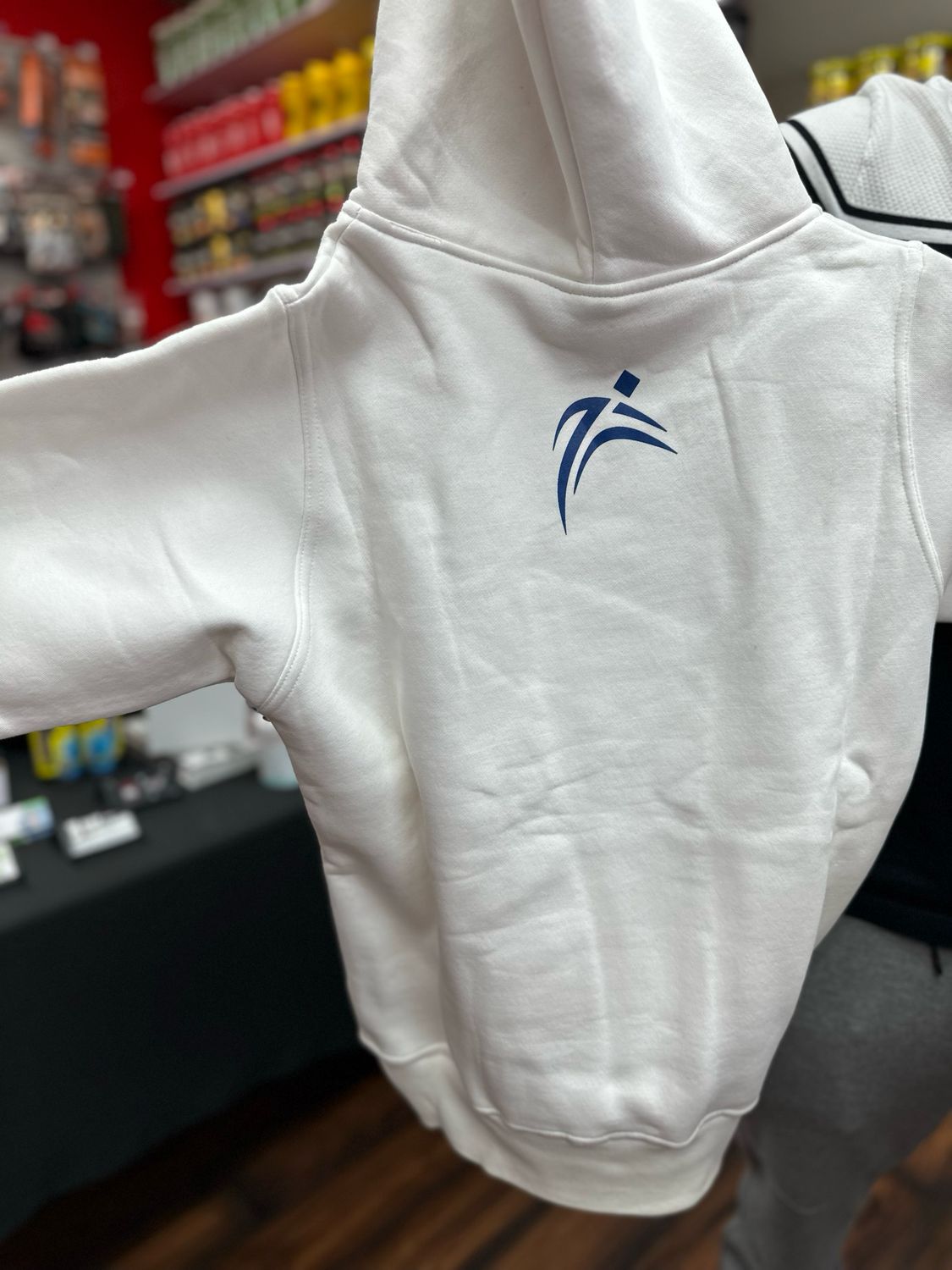 Hoodie / White / Small