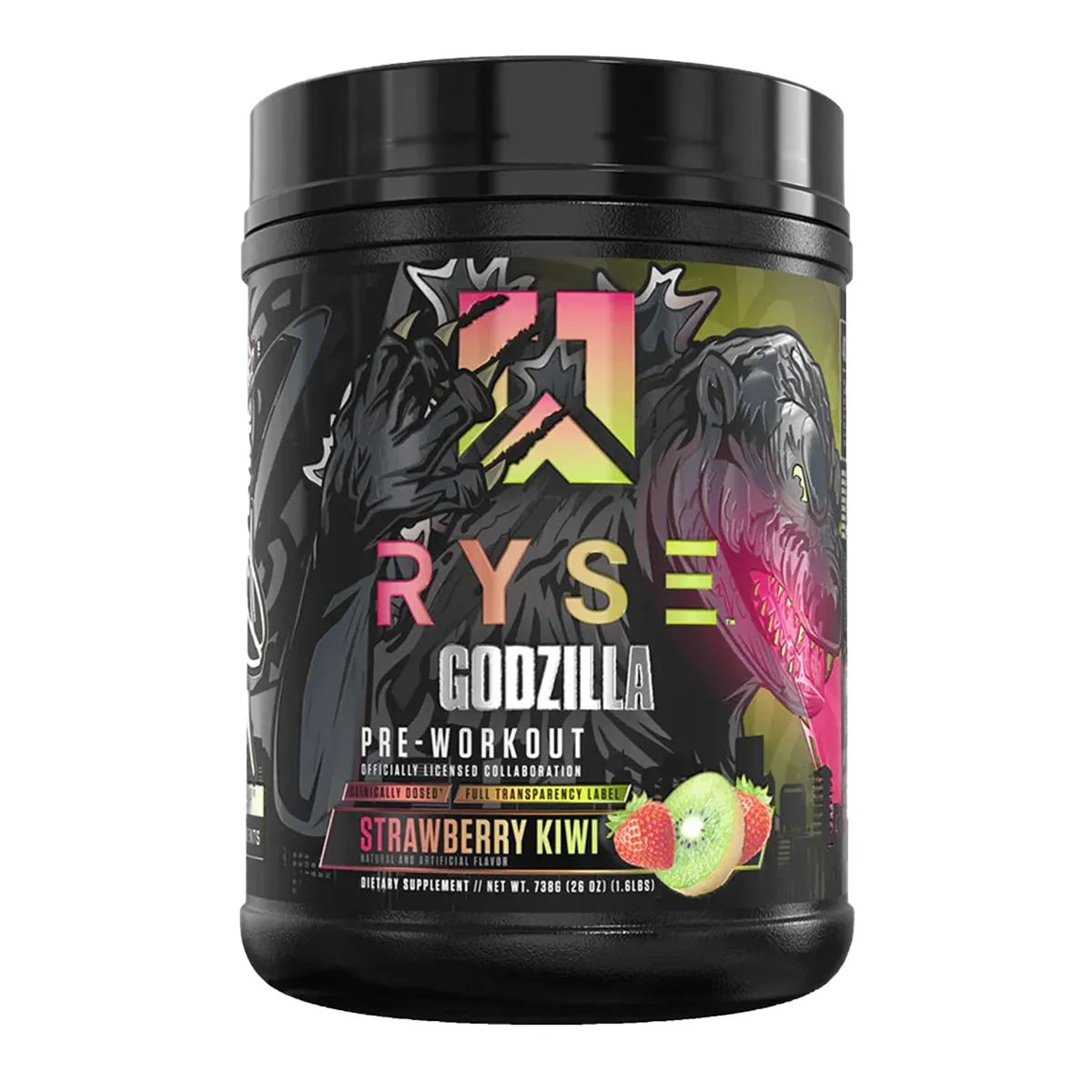 Ryse Godzilla Preworkout / Strawberry Kiwi / 40srv