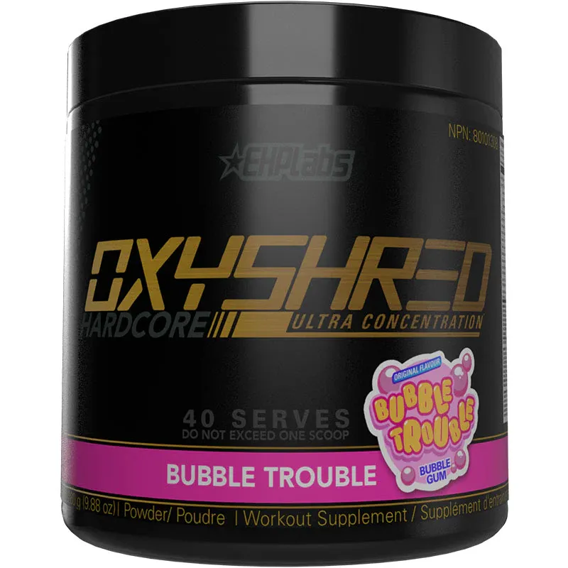 Oxyshred Hardcore/ 40 Servings / Bubble Trouble