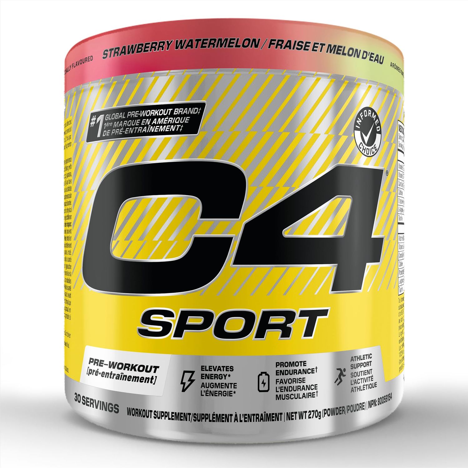 C4 Sport Ripped / 30 Serving / Strawberry Watermelon