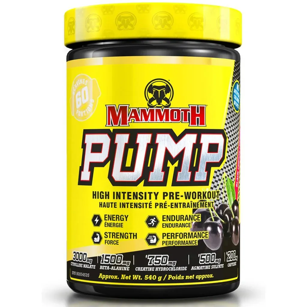 Mammoth Pump / 60 Servings / Black Cherry