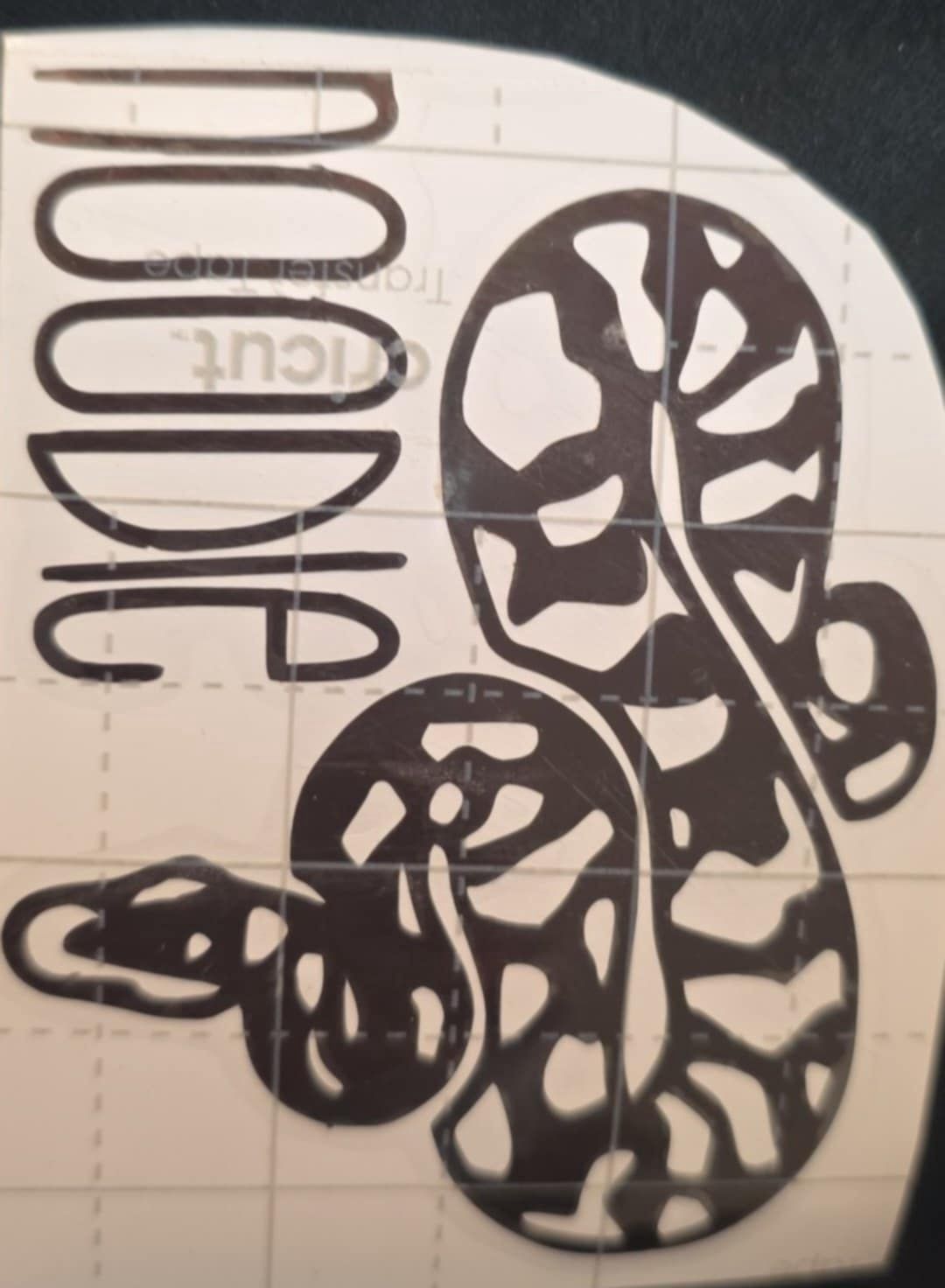 Decal Noodle, Size: Small, Colour: Black