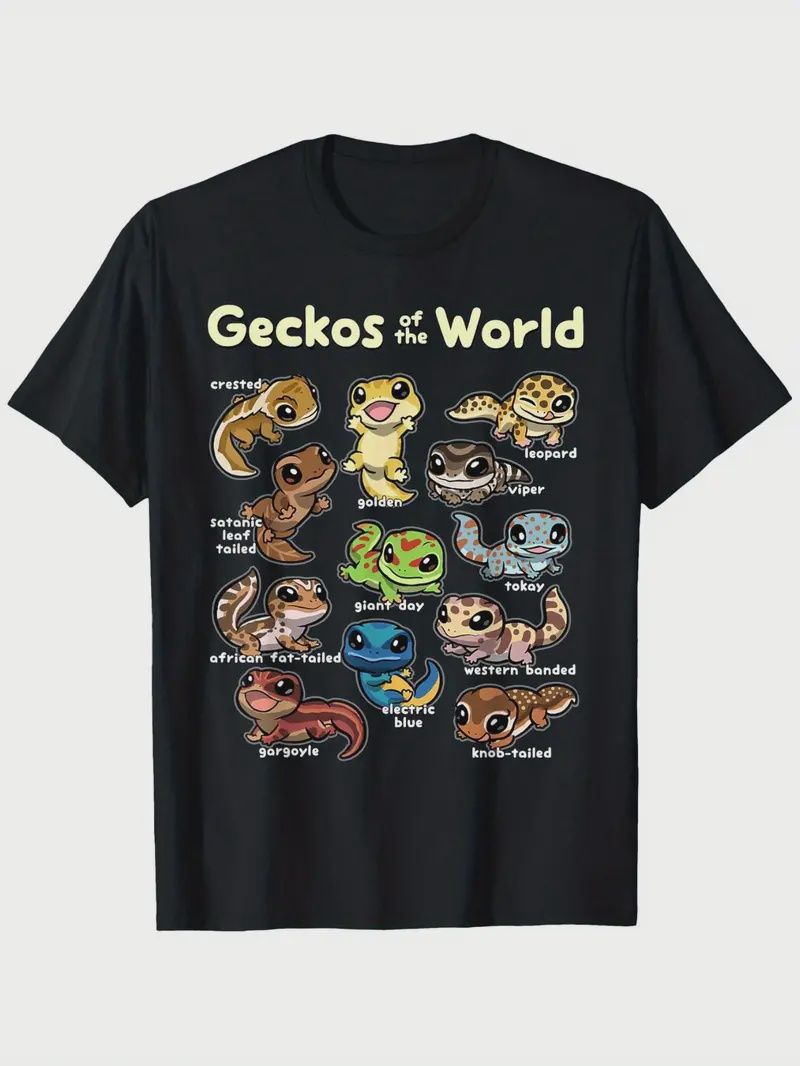 &quot;Geckos Of The World&quot; T-Shirt