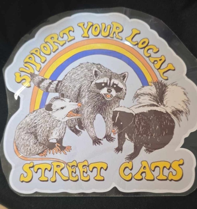&quot;Support Your Local Street Cats&quot; Decal