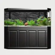 1pc Vibrant Aquarium Background Poster - Waterproof PVC Sticker with Black Rock Pattern Design for Customizing Fish Tank, Gecko, Lizard, Turtle, Chameleon - Easy to Apply and Remove, Durable, and Long