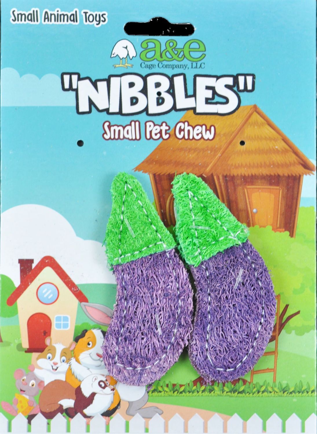A&amp;E &quot;Nibbles&quot; Loofah Eggplants NB041