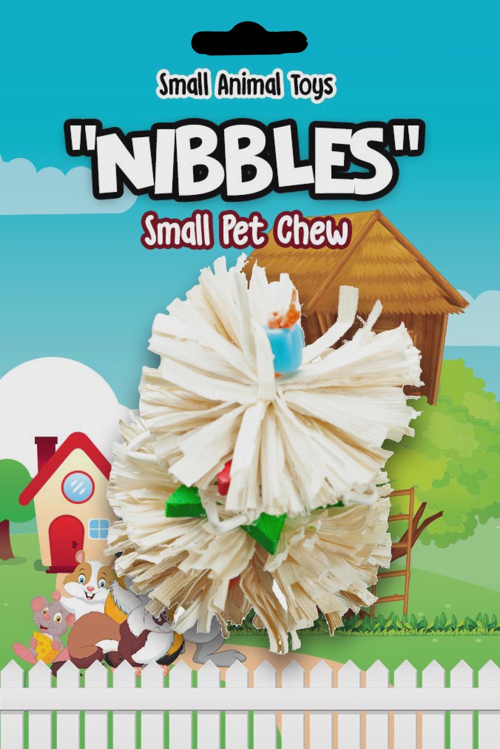 A&amp;E &quot;Nibbles&quot; Star Flower Chew Toy NB059