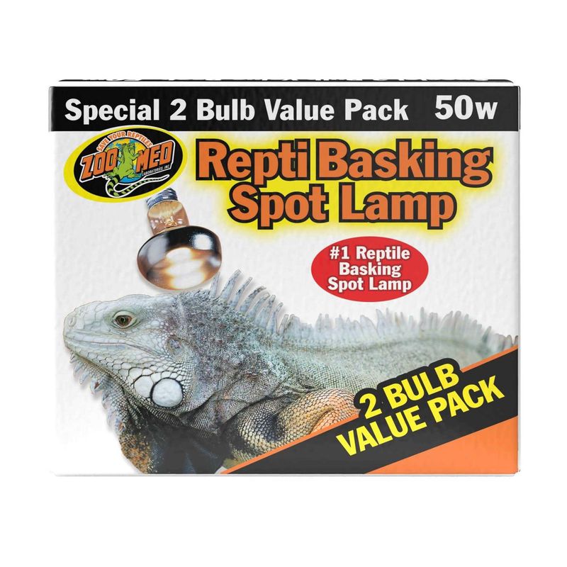 BULB 50 W UVA ZOO MED BASKING 2 PK
