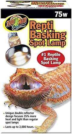 BULB 75W UVA  ZOO MED BASKING
