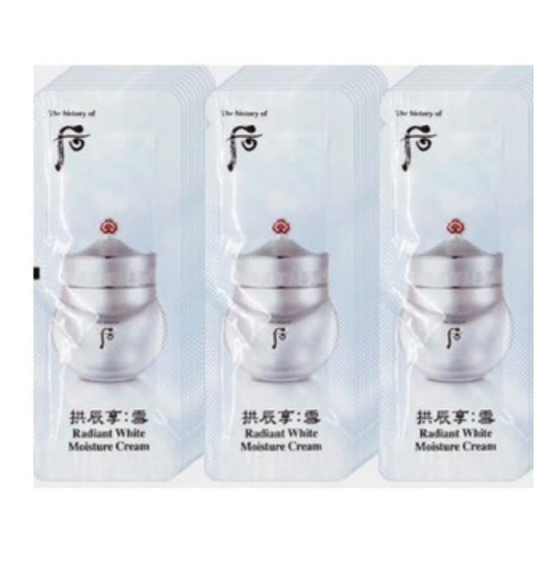 The Whoo Gongjinhyang: Seol Radiant White Moisture Cream 1 мл×120 шт