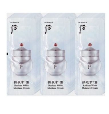 The Whoo Gongjinhyang: Seol Radiant White Moisture Cream 1 мл×120 шт