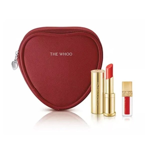 The History of Whoo Gongjinhyang: Mi Glow Lip Balm Red Special Set