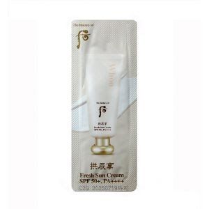 The History of Whoo Fresh UV Protective SPF Cream 1ml×120 шт 