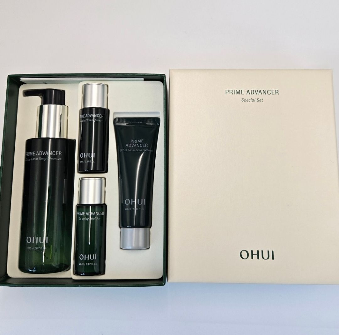  OHUI Prime Advancer Gel Cleanser Set
