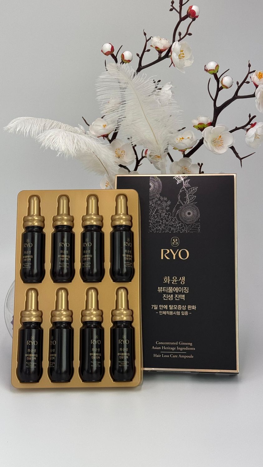 RYO Beautiful Aging Ampoule Hair Loss Care 8pcs