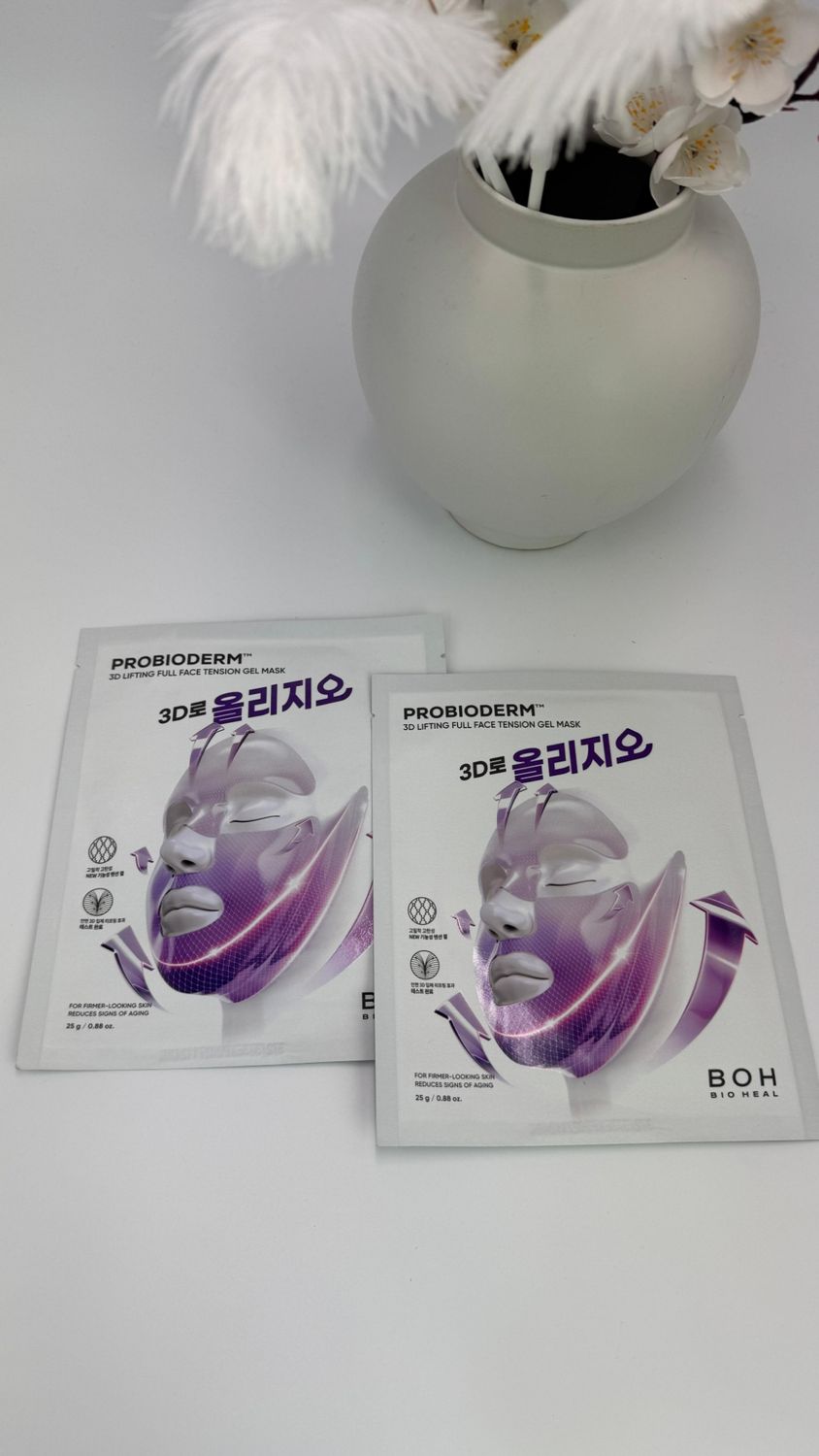 BOH BIO HEAL PROBIODERM 3D LIFTING FULL FACE TENSION GEL MASK 1 ea