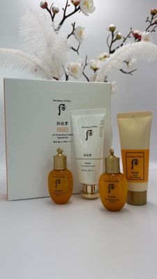 The history of Whoo Gongjinhyang Fresh UV Protective Cream Special Set
