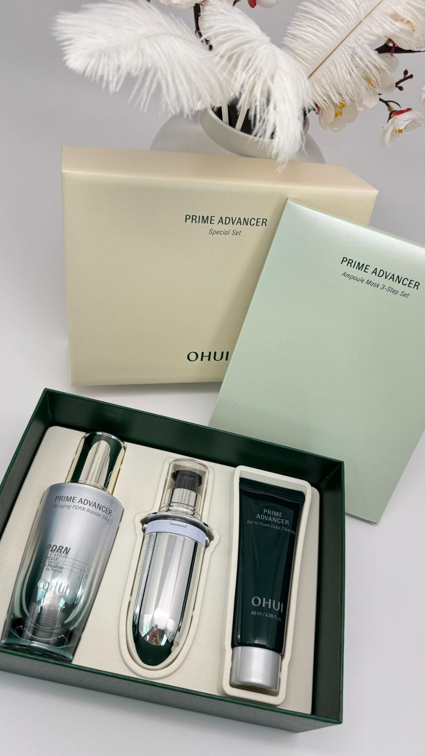 O HUI Prime Advancer De-aging PDRN Booster Shot Special Set 50+50ml 
