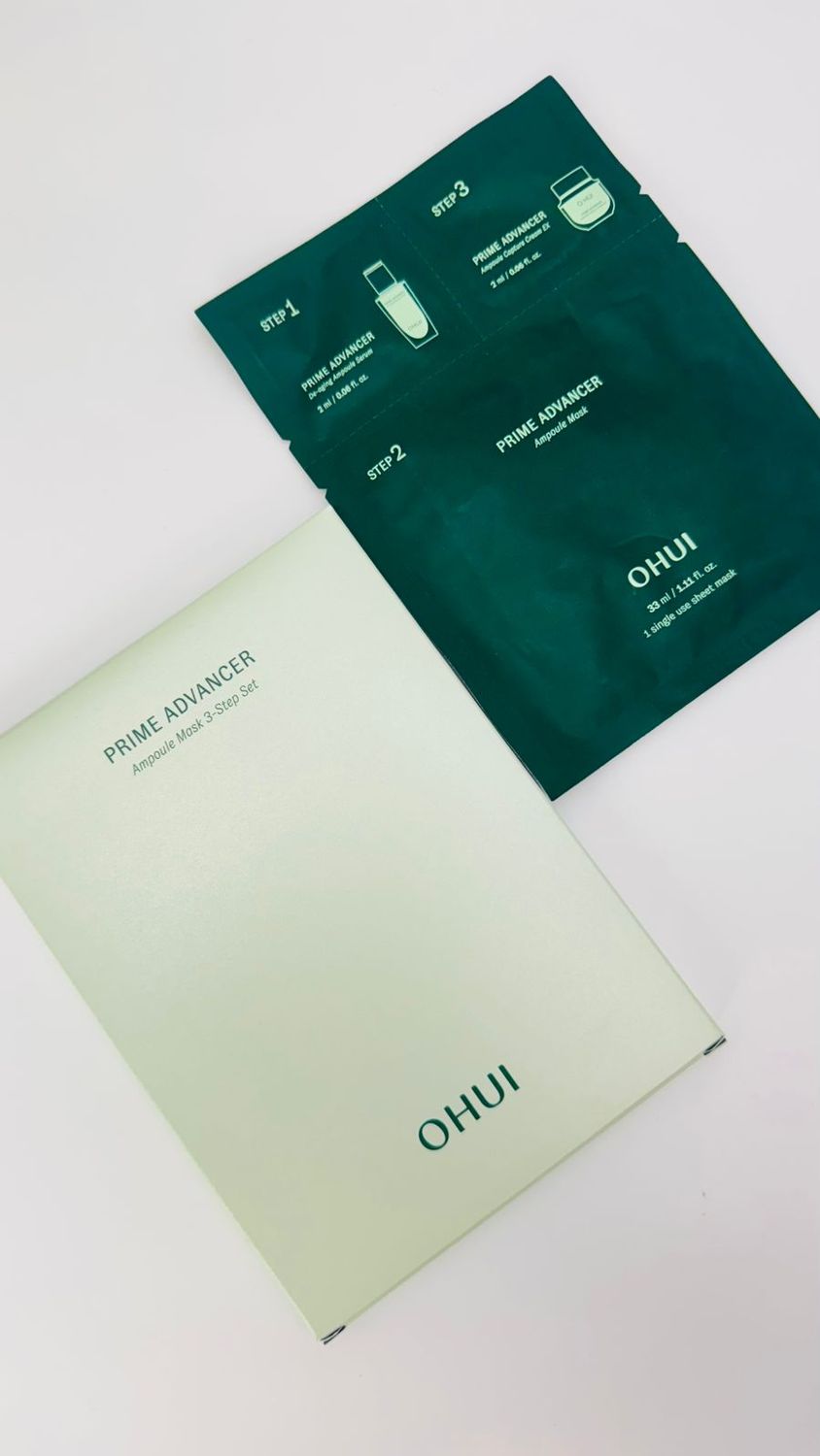 OHUI Prime Advancer Ampoule Mask 3 -Step Set