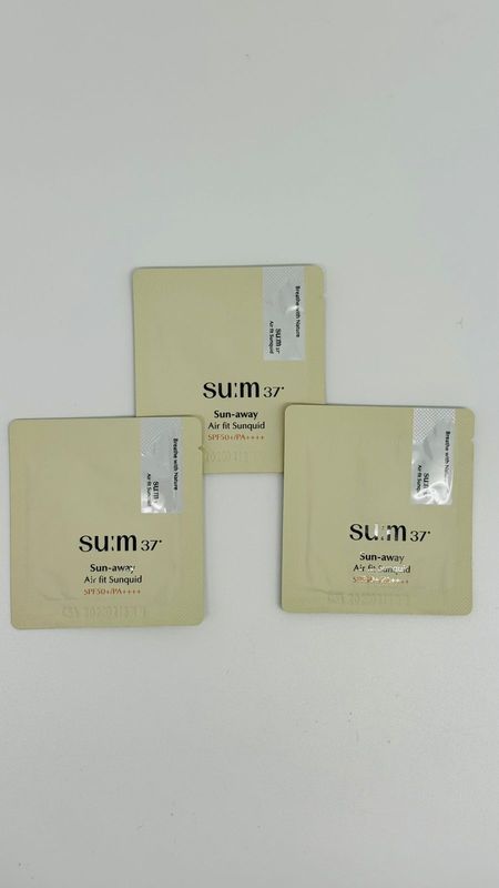 su:m37 Sun-away Air Fit Sunquid SPF 50+ / PA++++  60шт*1мл