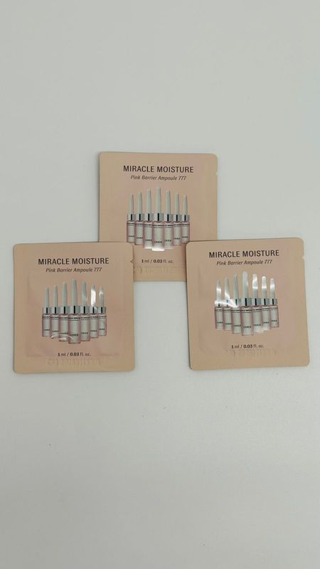 O HUI Miracle Moisture Pink Barrier Ampoule 777 60шт*1мл